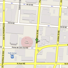 Fabulous Fox Theater Map