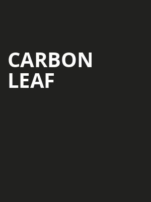 Carbon Leaf Poster