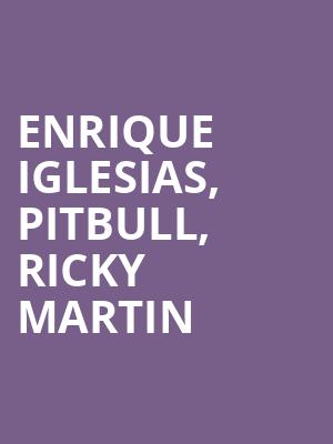 Enrique Iglesias, Pitbull, Ricky Martin Poster
