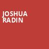 Joshua Radin, City Winery, Atlanta