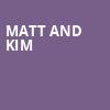 Matt and Kim, Buckhead Theatre, Atlanta